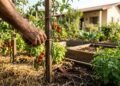 A distância perfeita entre tomateiros para colher frutos maiores e mais saborosos