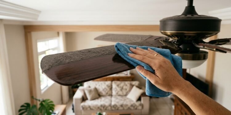Como limpar ventilador de teto com truques simples