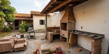 Quanto custa construir uma área de churrasco no Brasil em julho de 2026?