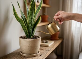 Como regar espada-de-são-jorge no inverno para evitar que a planta morra