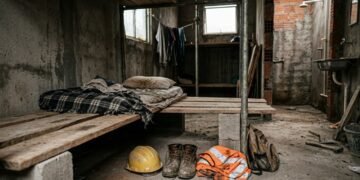 Trabalhador recebe R$ 5 mil após ter que dormir sobre tábuas e usar banheiro sem porta
