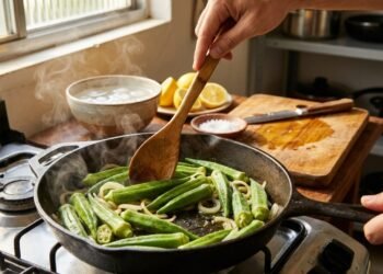 Como cozinhar quiabo sem baba mantendo a crocância e a cor verde