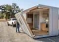 A nova Boxabl Baby Box é uma microcasa dobrável que pode ser montada em apenas 60 minutos