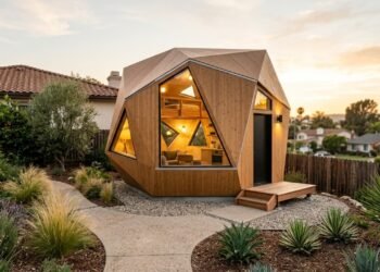 Um professor da Universidade de San Diego está projetando novas moradias como uma solução inovadora para construir casas de alta qualidade e baixo impacto ambiental em um espaço pequeno