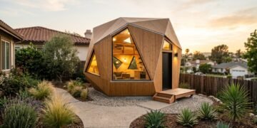 Um professor da Universidade de San Diego está projetando novas moradias como uma solução inovadora para construir casas de alta qualidade e baixo impacto ambiental em um espaço pequeno