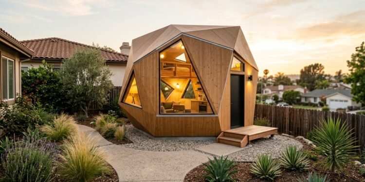Um professor da Universidade de San Diego está projetando novas moradias como uma solução inovadora para construir casas de alta qualidade e baixo impacto ambiental em um espaço pequeno