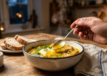 Um chef de cozinha explica como fazer uma sopa perfeita: “Leva cebola, alho e uma pitada de açafrão”