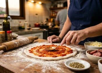 Como fazer pizza caseira sem fermento biológico, sem decansar e sem sovar