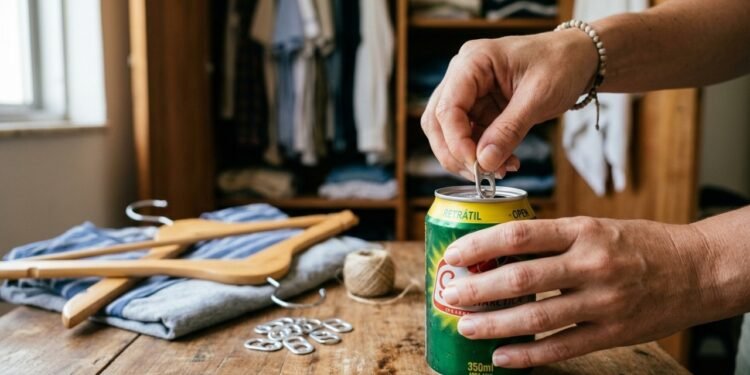 Não jogue fora os anéis das latas de refrigerante: eles podem ganhar uma nova função útil dentro de casa