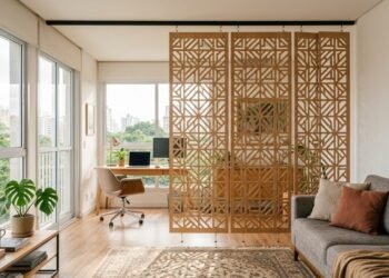 Sem paredes ou drywall: a invenção de 2026 que permite dividir cômodos da sua casa em um dia