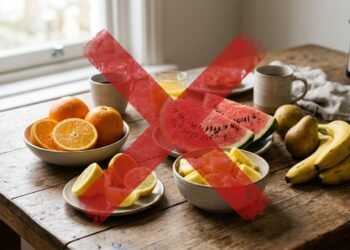 Aqui estão 6 frutas que você não deve comer com o estômago vazio