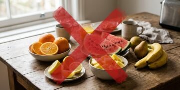 Aqui estão 6 frutas que você não deve comer com o estômago vazio