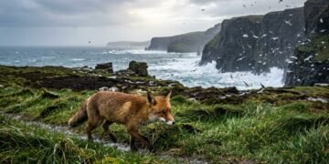 Entre falésias, rios e tempestades, estes animais dominam a natureza mais bruta da Irlanda