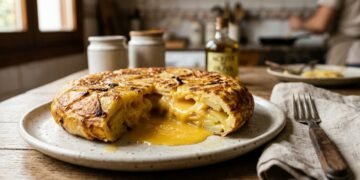 Como preparar a tortilla Betanzos, a versão espanhola do omelete de batatas que derrete na boca
