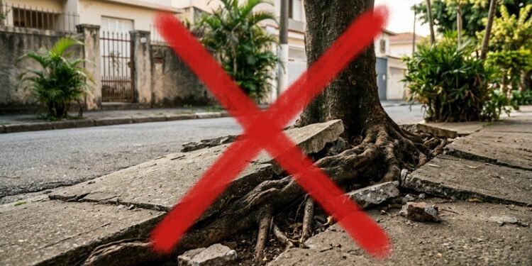 As espécies de árvores mais seguras para plantar na calçada sem risco de levantar piso ou causar prejuízos