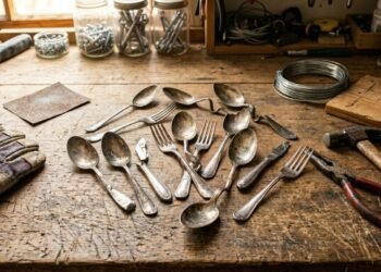 Se você tem colheres de metal velhas ou quebradas, não jogue fora: 3 ideias modernas para reutilizá-las em casa