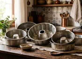 O que fazer com formas de bolo antigas? A resposta está conquistando quem ama decoração