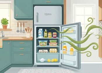 Como eliminar odores de comida da geladeira com utensílios de cozinha