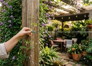 A planta favorita dos paisagistas para deixar pergolados floridos, frescos e perfumados