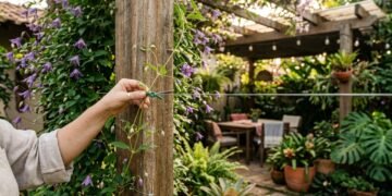 A planta favorita dos paisagistas para deixar pergolados floridos, frescos e perfumados