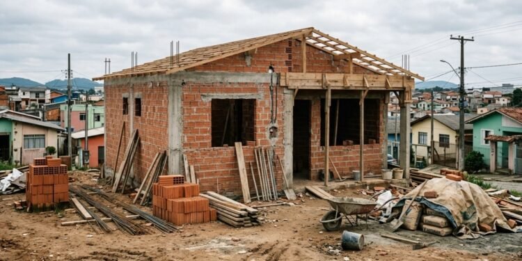 Quanto custa construir uma casa popular nas 5 diferentes regiões do Brasil
