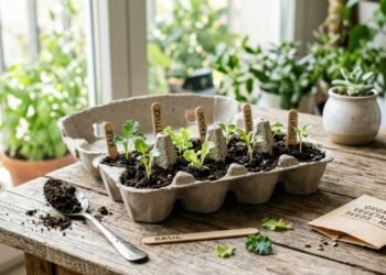 O material que você joga fora e que pode melhorar a germinação das plantas no seu jardim