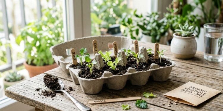 O material que você joga fora e que pode melhorar a germinação das plantas no seu jardim