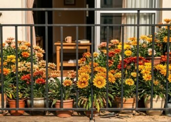 A flor africana perfeita para varandas quentes que floresce com pouca manutenção