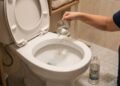 Porque despejar vinagre no vaso sanitário antes de dormir