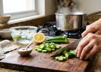 Como preparar quiabo sem baba usando uma técnica simples que deixa o vegetal firme e muito mais saboroso
