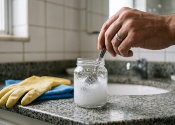 O truque surpreendente da mistura de água oxigenada com sal e como ela é usada na limpeza doméstica