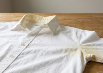 Como tirar mancha amarela de camisa branca com produtos caseiros e recuperar o tecido
