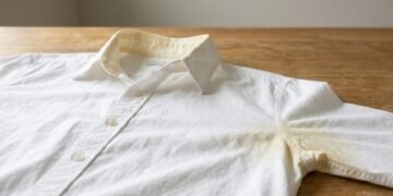 Como tirar mancha amarela de camisa branca com produtos caseiros e recuperar o tecido