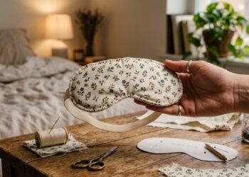 Como fazer uma máscara de dormir e aproveitar um sono profundo