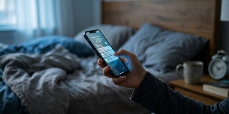 O impacto oculto de checar o smartphone logo ao acordar segundo a psicologia