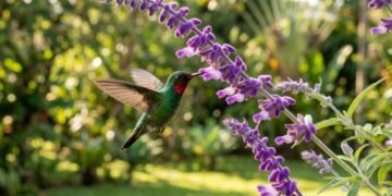 A planta de flores roxas que atrai beija-flores, transforma jardins e pode se adaptar bem ao clima brasileiro