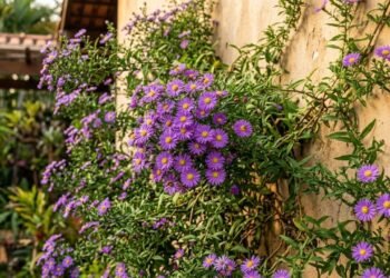 A planta que cresce em muros e deixa o jardim cheio de cores e joaninhas
