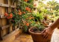 Essa planta de flores em formato de trombeta virou favorita para decorar espaços externos