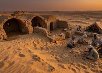 Mosteiro de 1.500 anos emerge das areias do Egito e revela a vida dos primeiros cristãos