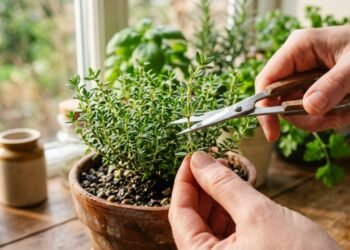 Como colher tomilho de forma correta para manter a planta sempre produtiva
