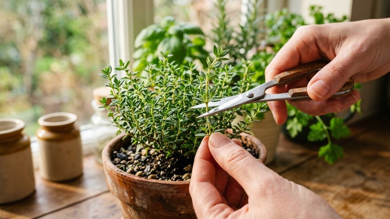 Como colher tomilho de forma correta para manter a planta sempre produtiva