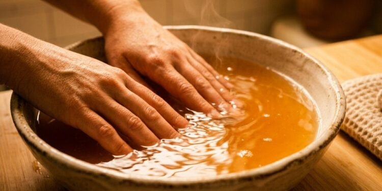 O método natural com vinagre de maçã que ajuda a cuidar da pele das mãos no dia a dia
