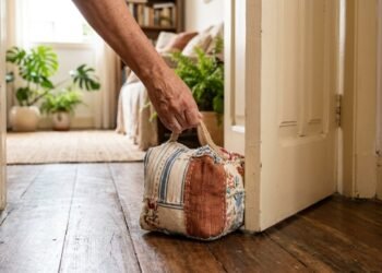 O acessório simples que acaba com as portas batendo com vento