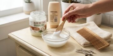 Como fazer pré-shampoo com óleo de coco para hidratar o cabelo profundamente