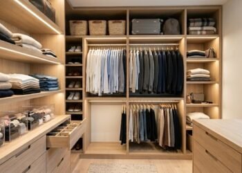 Como planejar um closet funcional em espaços de até 4 m² sem perder espaço no quarto