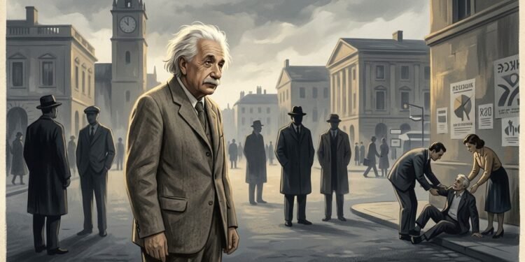 O que Albert Einstein quis dizer sobre: "O mundo é um lugar perigoso para se viver por causa daqueles que não fazem nada e ficam apenas observando"
