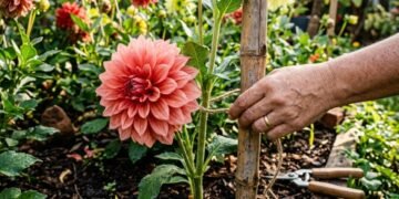 Jardineiros experientes estão usando este método para aumentar as flores das dálias