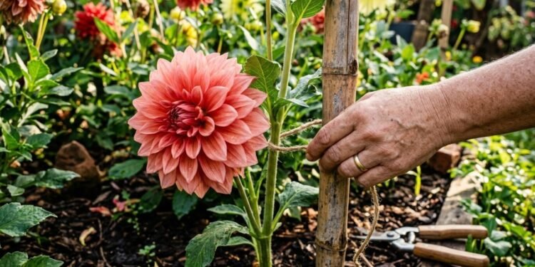 Jardineiros experientes estão usando este método para aumentar as flores das dálias