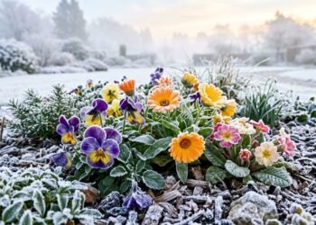 Quais são as 3 flores que sobrevivem ao inverno e mantêm seu jardim colorido