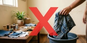 Você vai pensar duas vezes antes de descartar um jeans velho depois de ver esta ideia